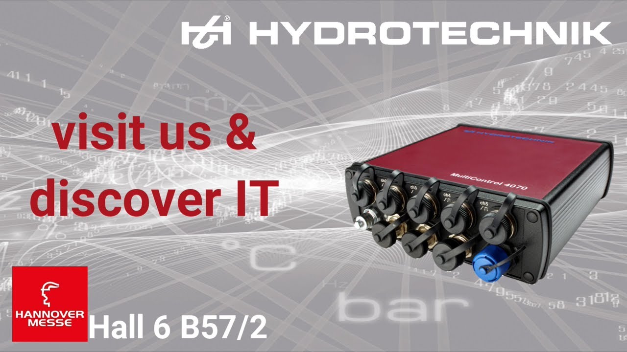 Datalogger MultiControl 4070 / Hannover Messe 2022 / Hydrotechnik GmbH