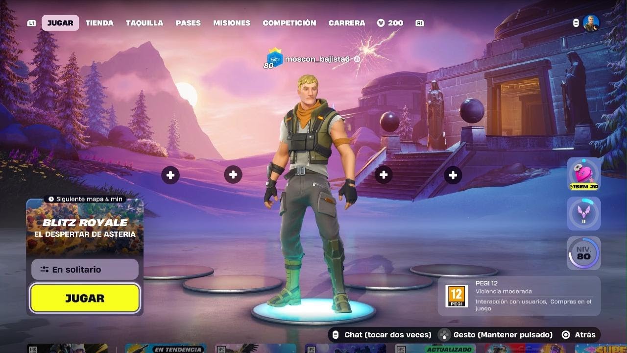 Jugando un poquito al Fortnite