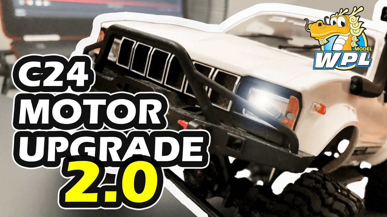 WPL C24 | Single speed 370 motor upgrade