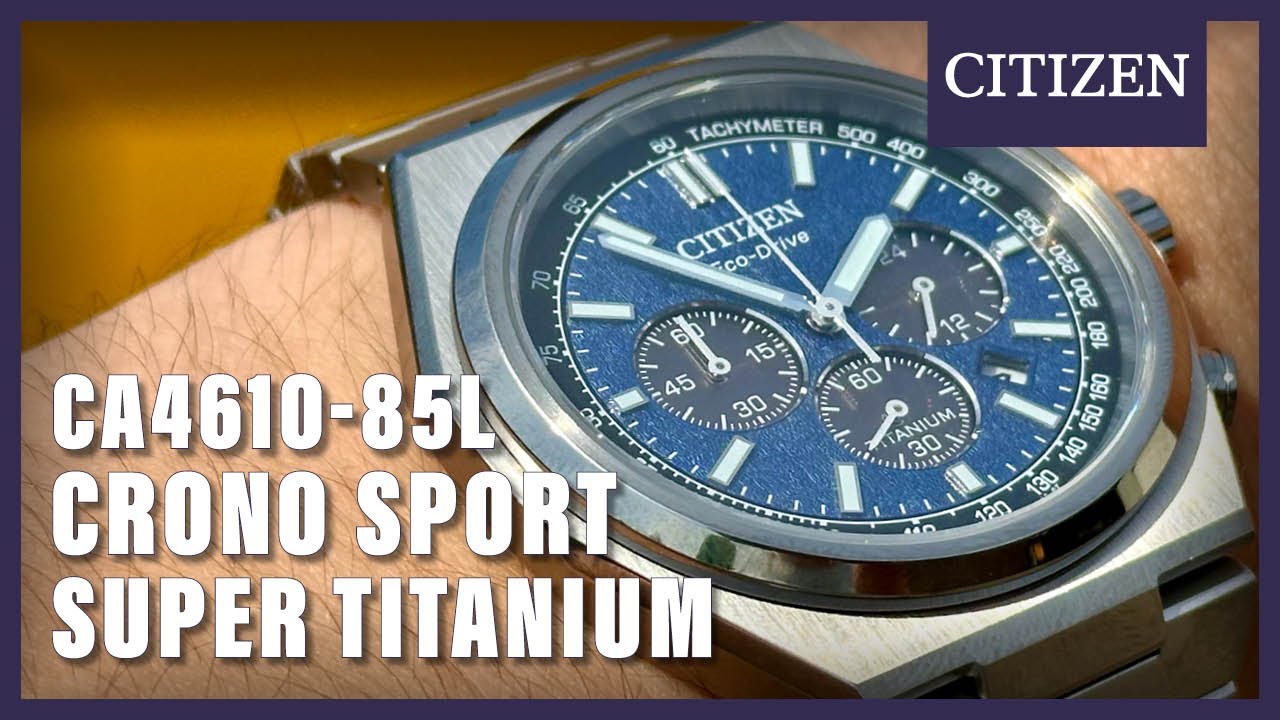 Unboxing The Citizen Crono Sport CA4610-85L