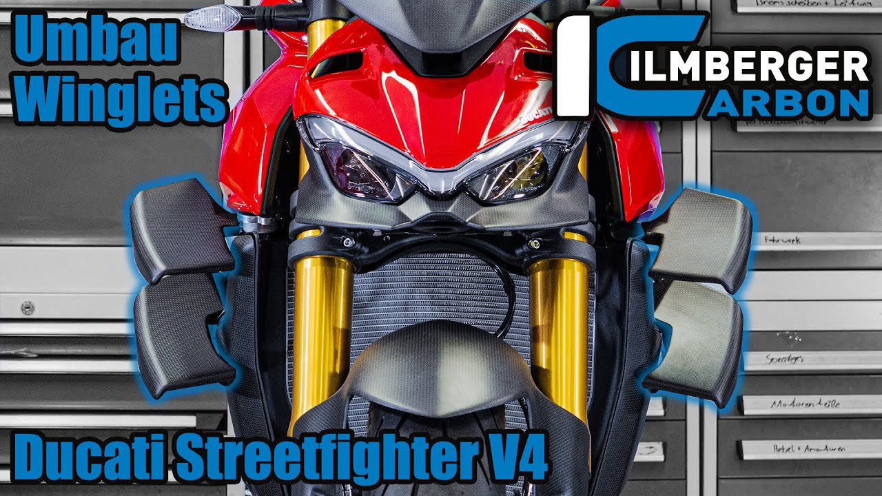Umbau Winglets | Ducati Streetfighter V4 2020 by Ilmberger Carbon
