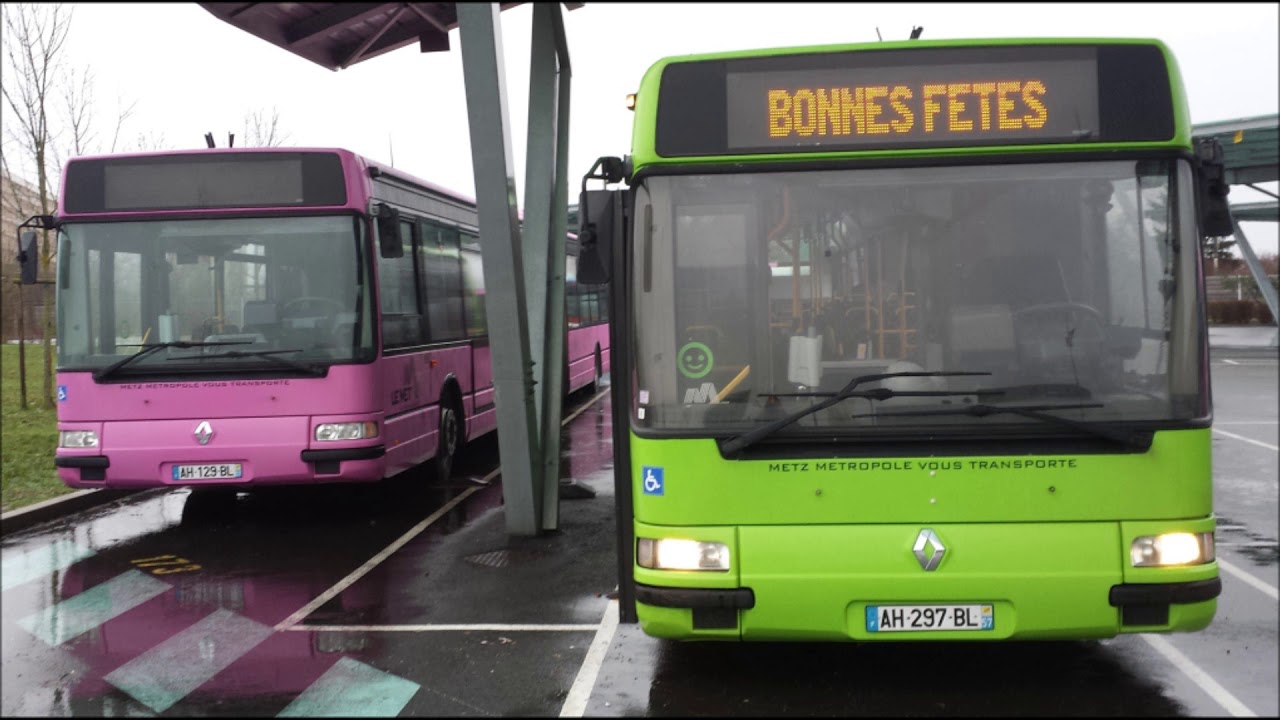 Les autobus du réseau de Metz (57) des années 90 à aujourd'hui.