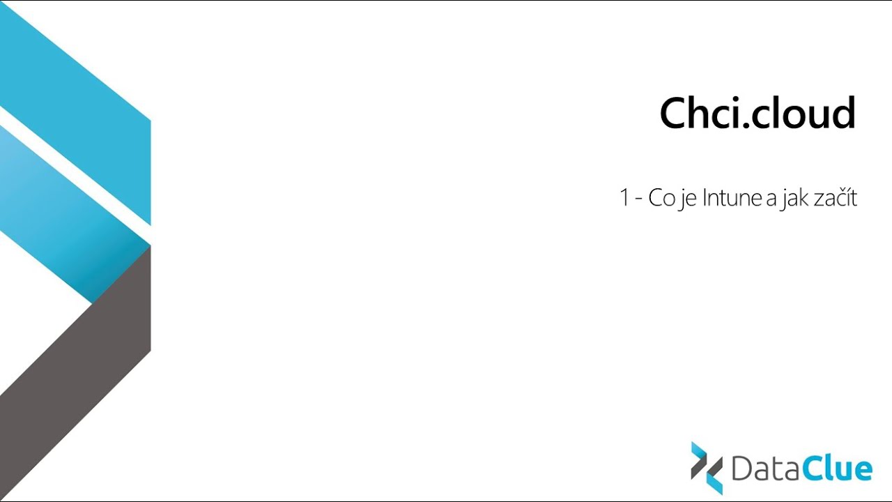 Microsoft 365 #1 Co je Intune a jak začít [Chci.cloud]