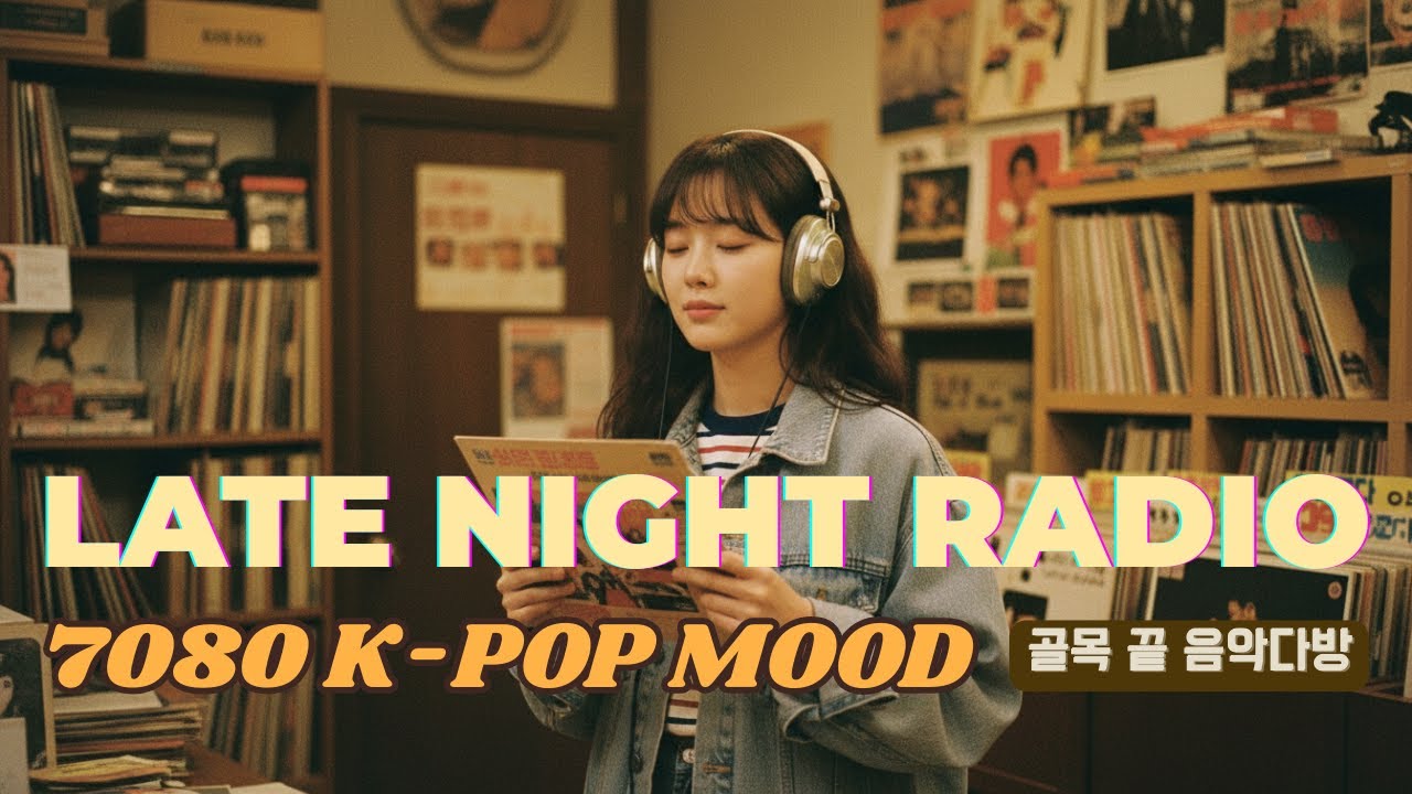 7080 K-POP Late Night Radio 📻｜Playlist 01｜레코드 가게 · Record Store