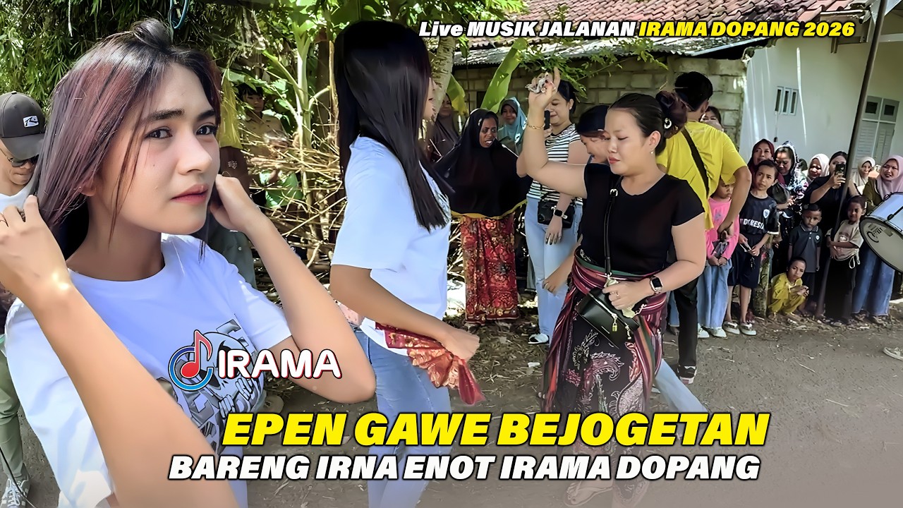Kali Ini Irama Dopang Bareng Cak Kendang Dengan Power Luar Biasa Bejogetan Bareng Si Cantik Irna