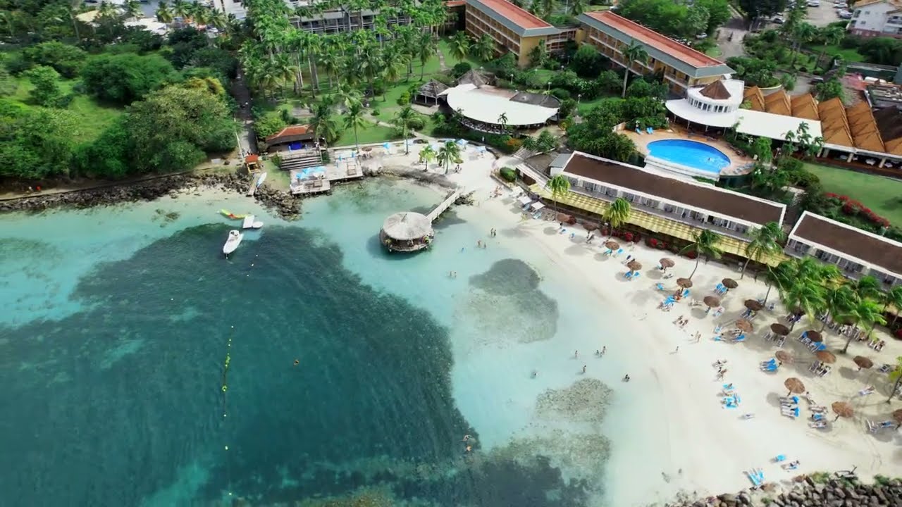 🌴Caribbean Martinique 📍 Best Beaches  Pointe du Bout, Les Trois-&Icirc;lets 🎵 Deep House - Drone 4K