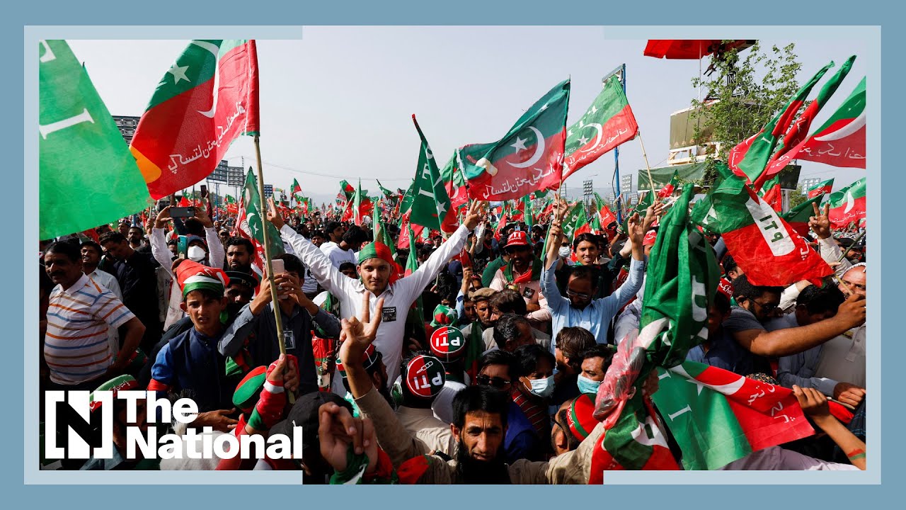 Protests in Pakistan as Imran Khan faces no-confidence vote