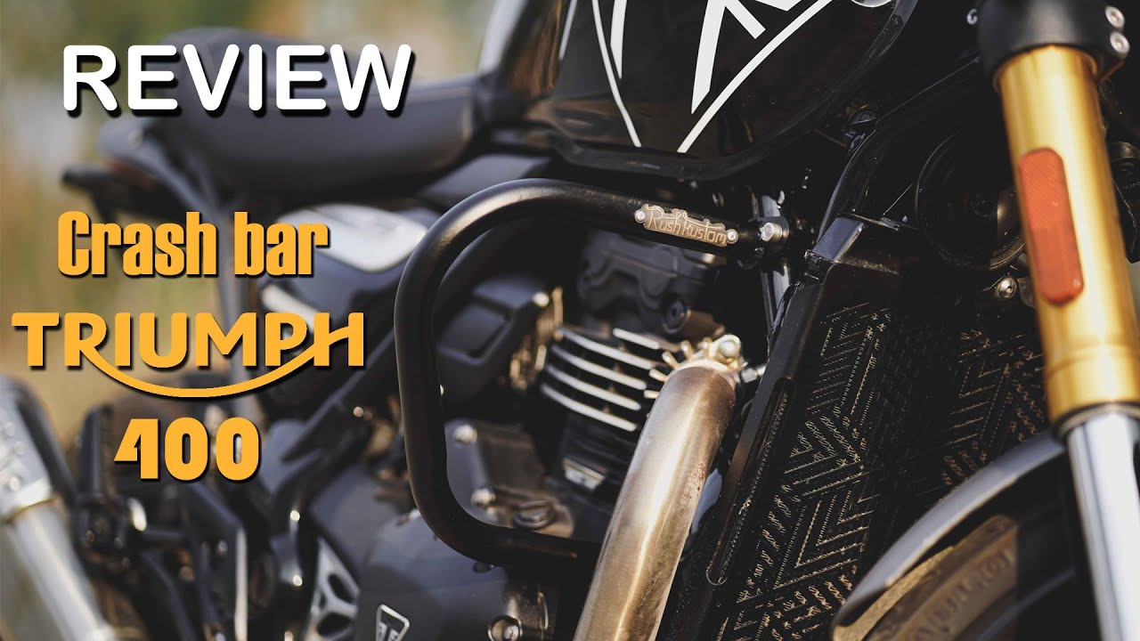 Review&HowTo กันล้มบน Triumph Speed 400/Scrambler 400 X