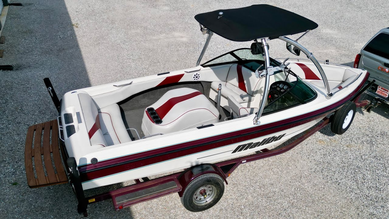 SOLD - 1995 Malibu Sunsetter Open Bow Ski Boat near Norris Lake Tennessee