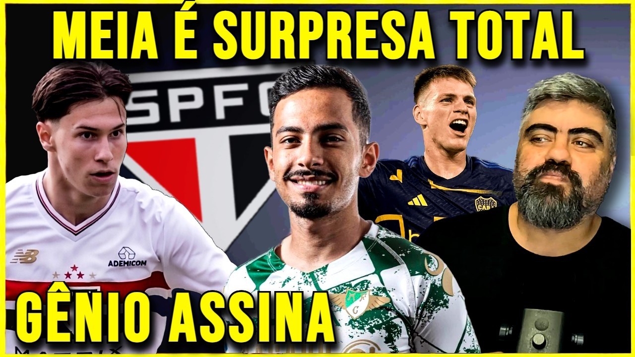 É NOSSO SIM!!! SÃO PAULO ASSINA COM GÊNIO DO FUTURO! MUDANÇA NO SPFC AGORA COM CRAQUE SONDADO!