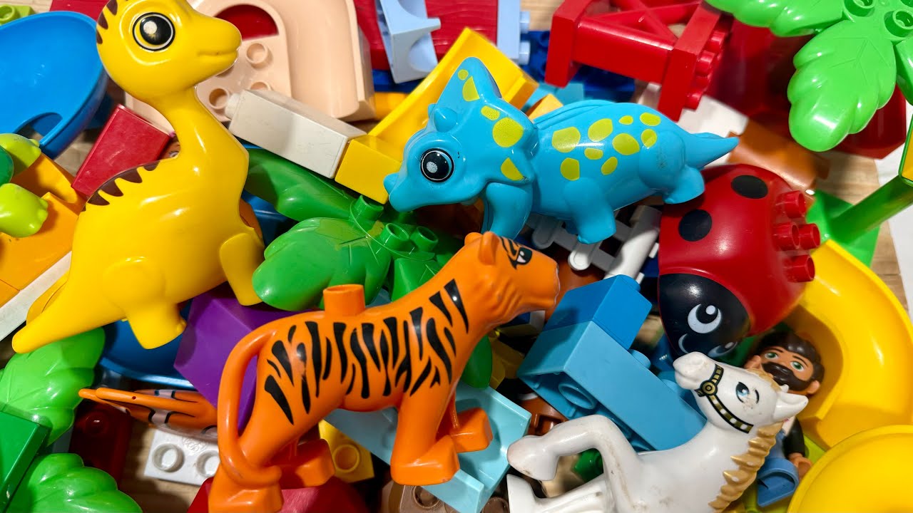 Animals Stuck! Marble Rescue Mission in LEGO Jungle 🐆🦖🐠 