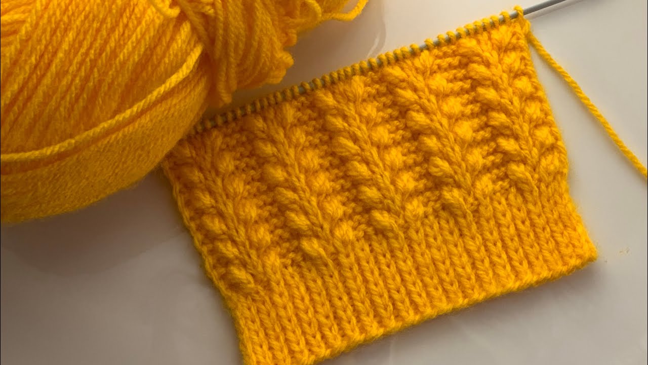 Easy knitting stitch pattern for cardigan/sweater/jacketw/scarf