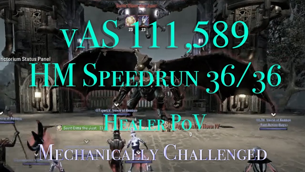 vAS HM Speedrun - 111k // Healer PoV