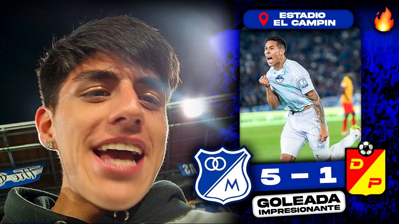 💙🔥GOLEADA DESDE LA TRIBUNA Millonarios vs Pereira 5-1 Reacción Goles Y Resumen Liga betplay 2025 hoy