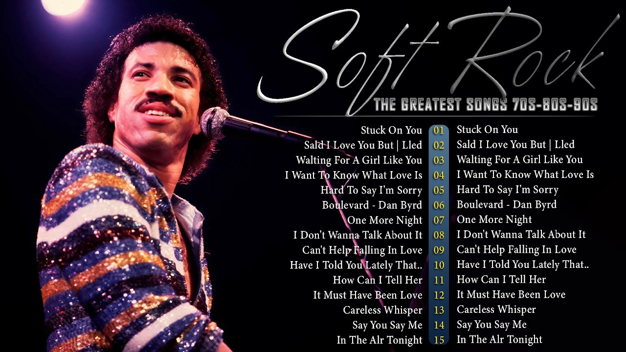 Lionel Richie, Elton John, Rod Stewart, Phil Collins, Bee Gees 📀 Soft Rock 70s 80s 90s Full Album