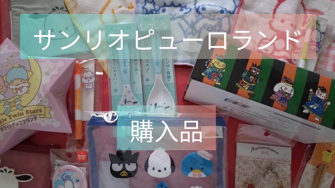 【サンリオ】サンリオピューロランド購入品紹介