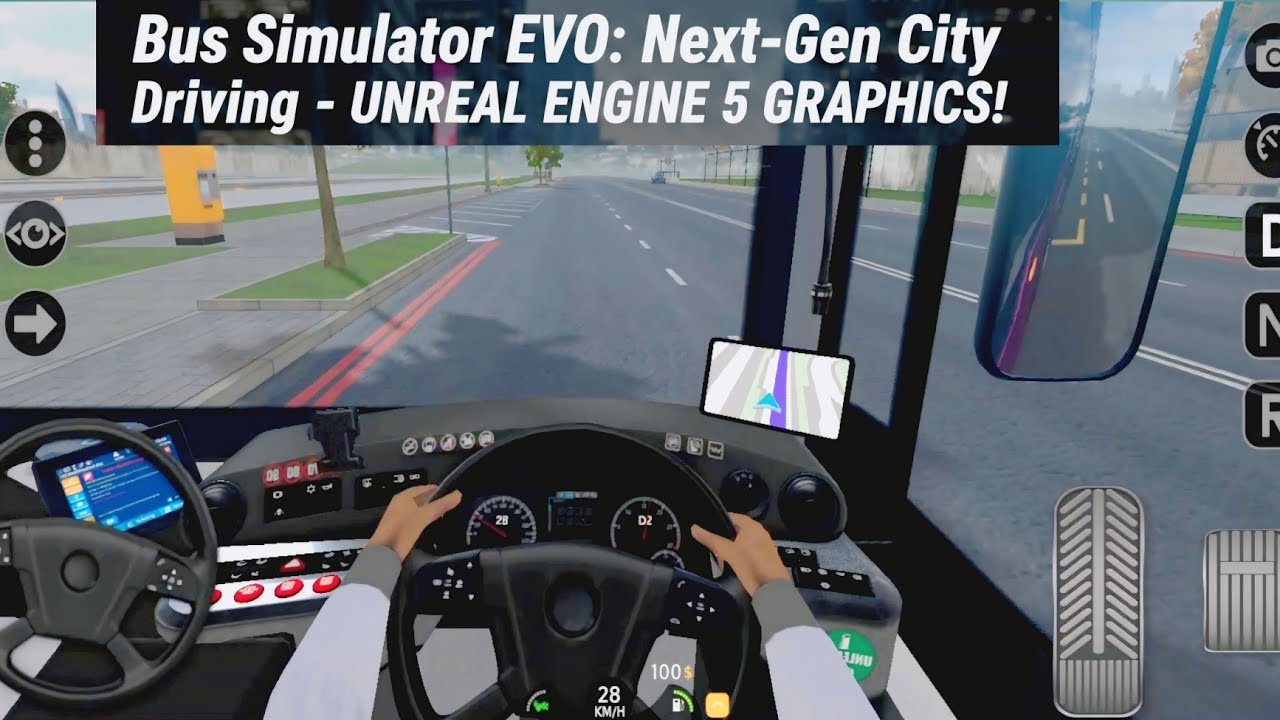 Bus simulator EVO GAMEPLAY || city road driving @JodedluG7 