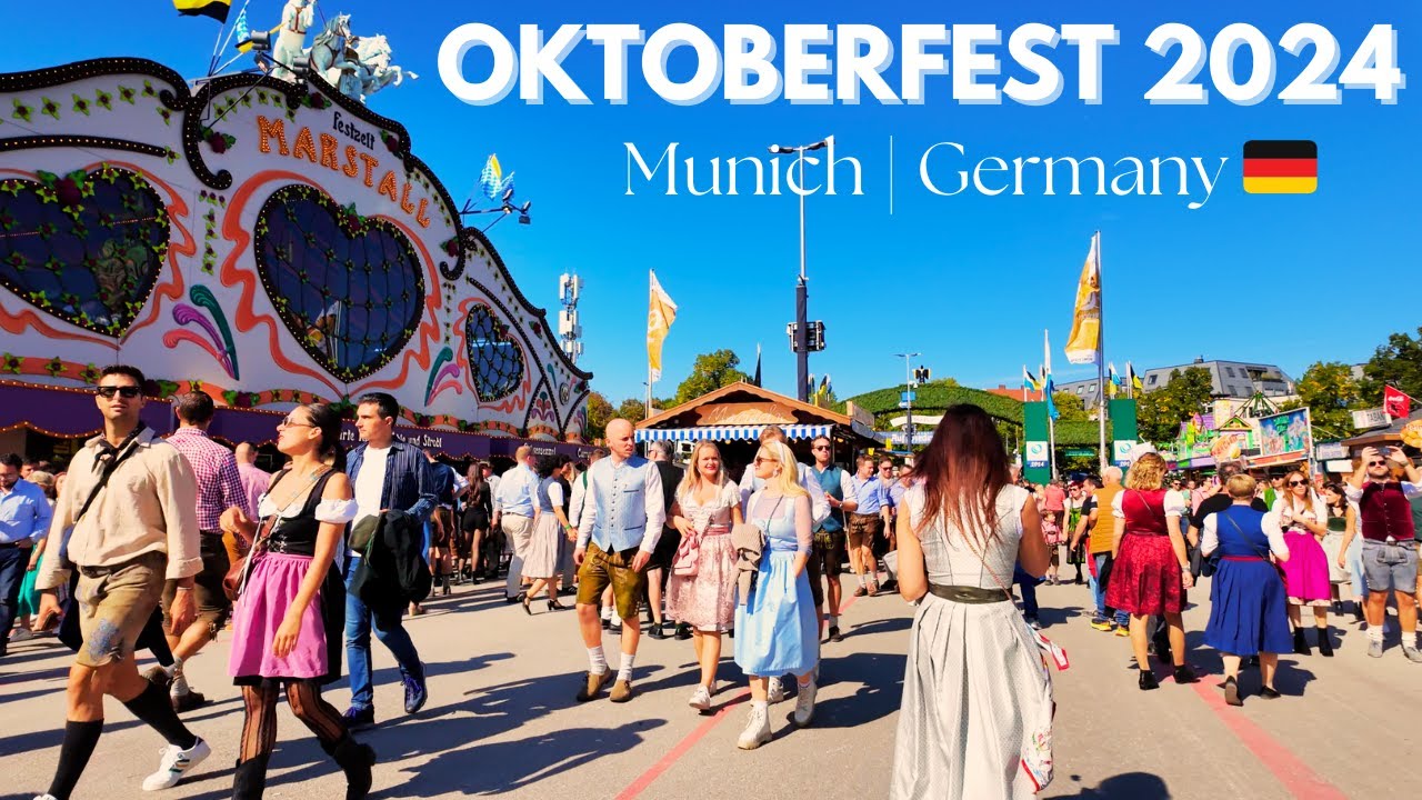 Walking Tour | Oktoberfest 2024 Opening Day 🥨🍺 | Munich, Germany 🇩🇪【4K】