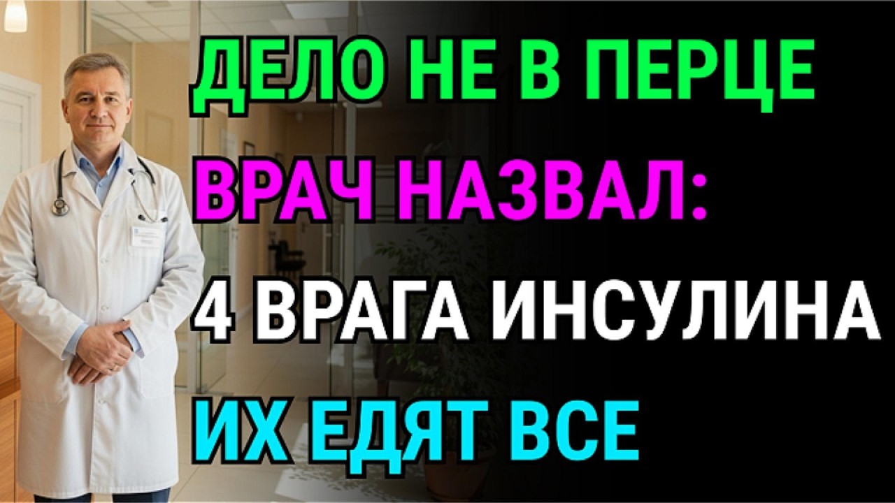 Врач раскрыл секрет! Диабет обратим без таблеток, если убрать 4 продукта и есть 3 овоща.
