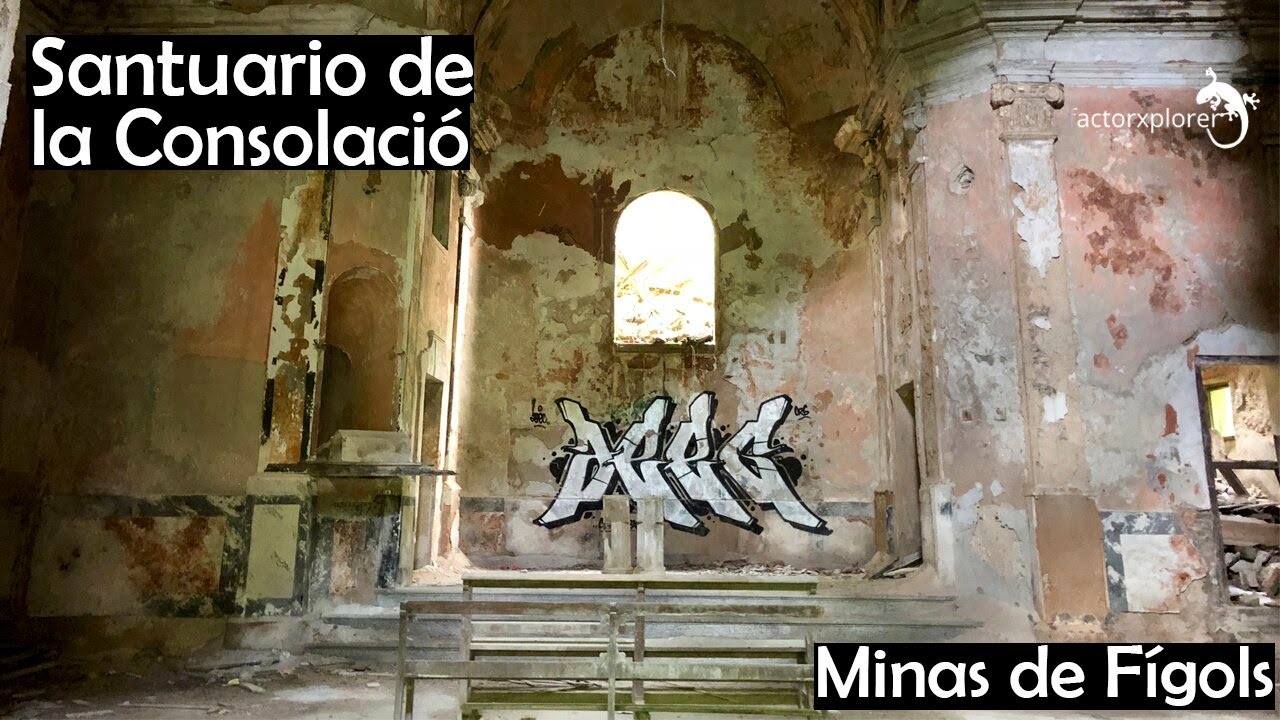 Santuario de la Consolació. abandonado. Minas de Fígols