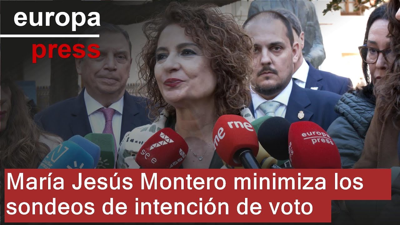 Montero minimiza las encuestas y asegura que Andalucía 