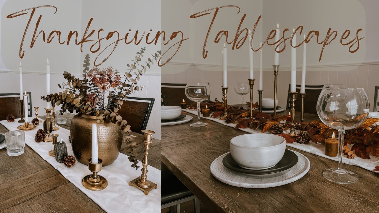 Fall Tablescapes | Thanksgiving Table Ideas 2022 | Simple Styling