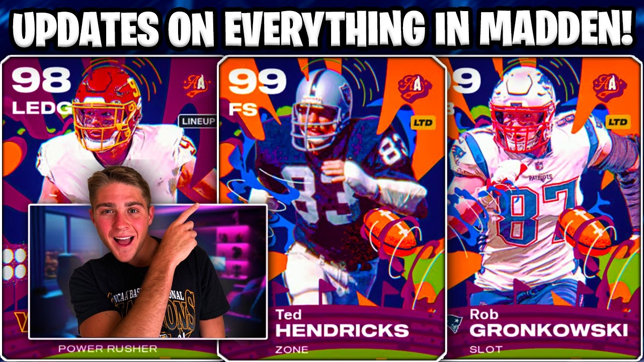 ОБНОВЛЕНИЯ ПО ВСЕМ НОВОСТЯМ MADDEN 26! ALL STAR ATHLETES УЖЕ ЗДЕСЬ! НОВОЕ СОБЫТИЕ, БЕСПЛАТНЫЕ ЧЕМ...
