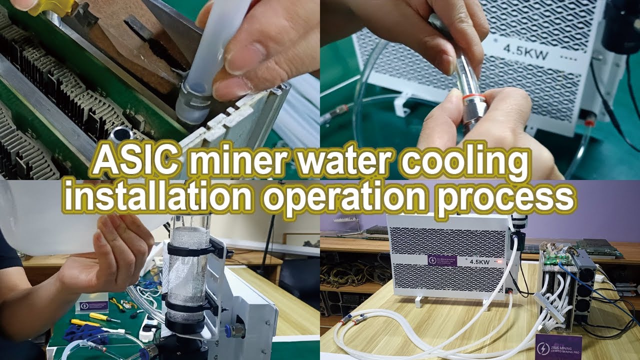 Antminer S19 S19PRO S19JPRO D7 L7 Whatsminer M31S+ M20S 1246 water cooling kit install tutorial