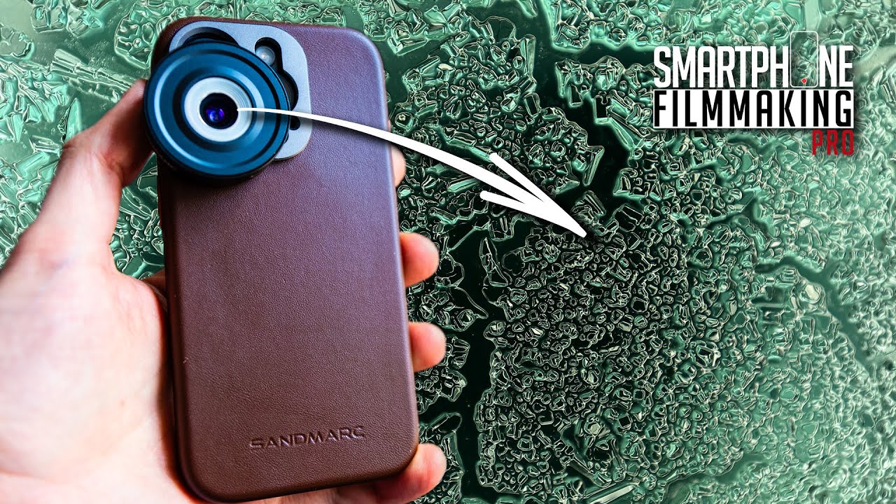 The Most Interesting iPhone Add On Lens I have ever used! Sandmarc Microscope Lens
