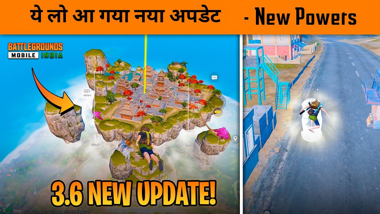 🔥Finally, BGMI 3.6 New Update with New Four powers and 7 Chicken Dinner Challenge