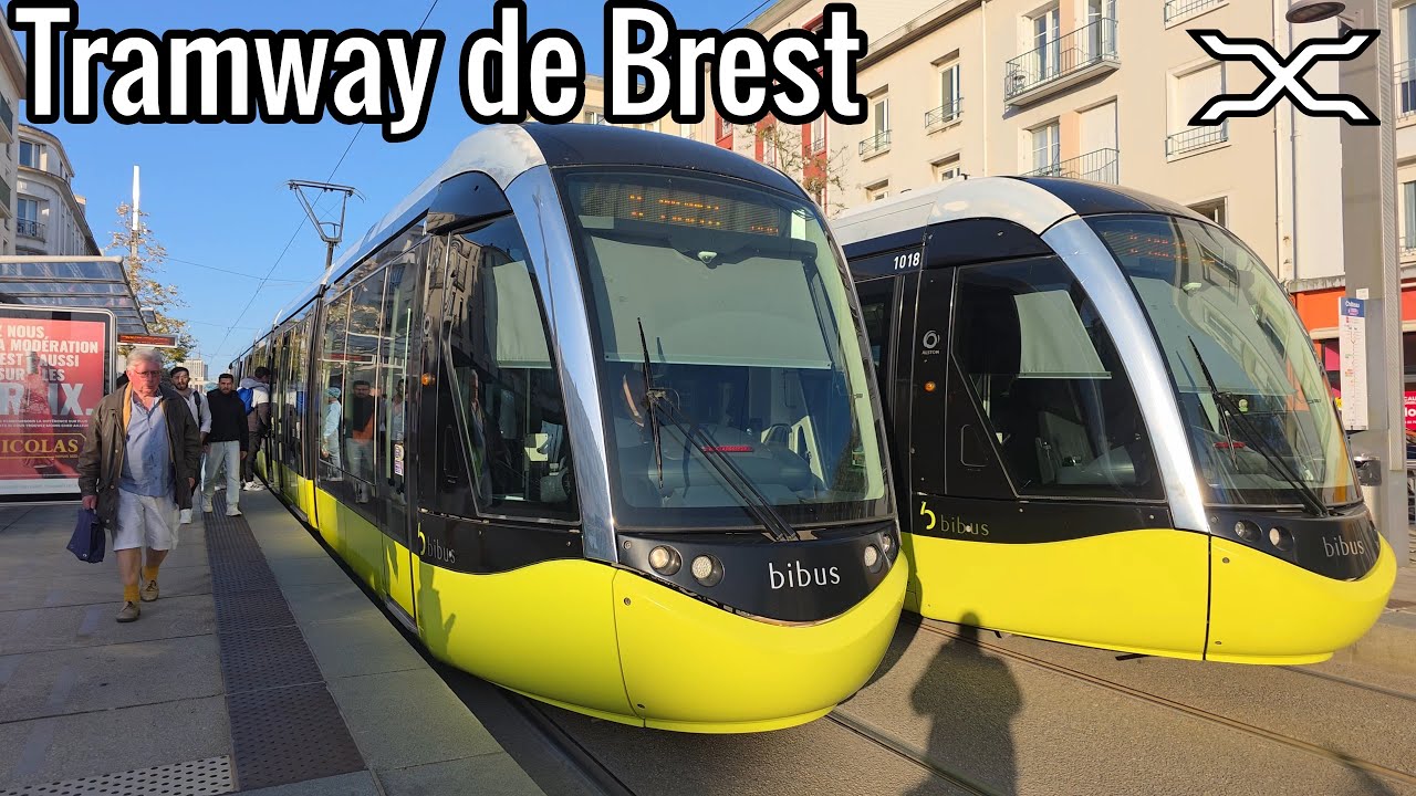 Tramway de Brest | Alstom Citadis | Bretagne | France