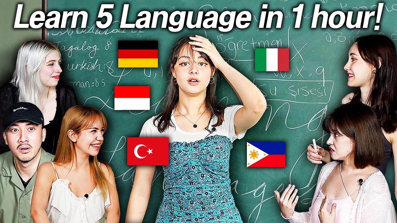 Может ли бразильский полиглот выучить 5 языков за час? Тагальский, индонезийский, немецкий, италь...