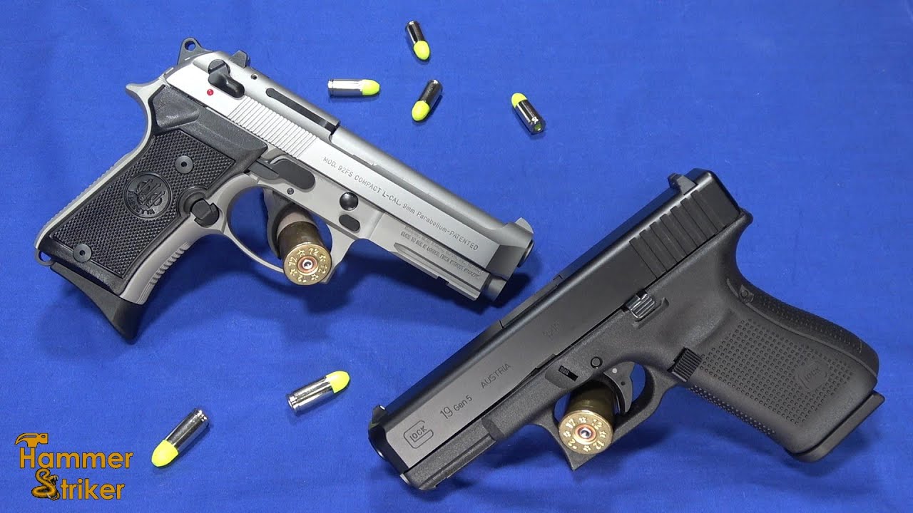 Beretta 92 FS Compact Inox vs Glock 19 Gen 5