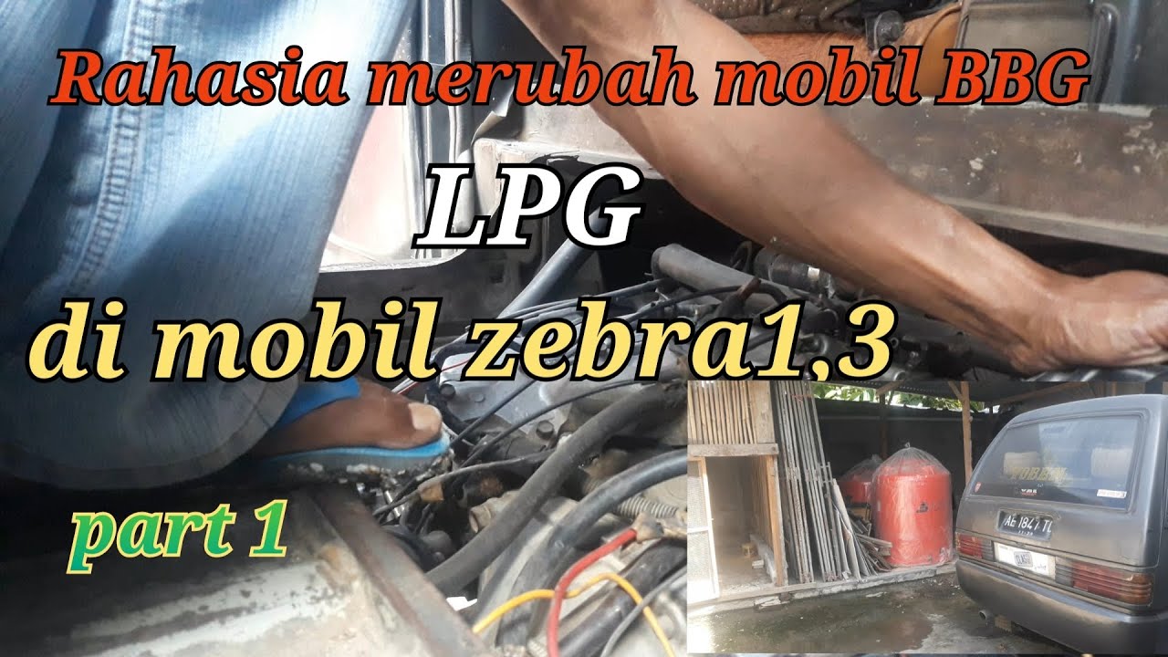 Rahasia pemasangan bbg di mobil zebra 1,3 tanpa paralon