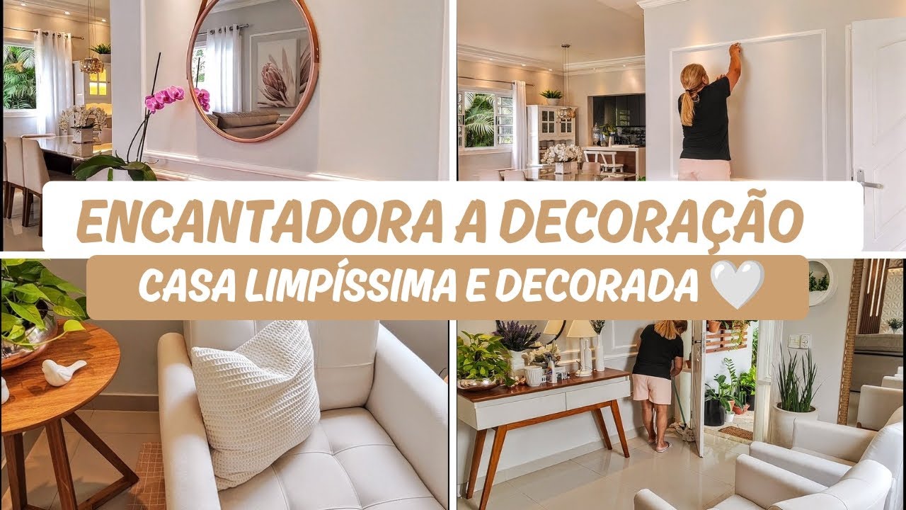 ENCANTADA COM ESSA DECORAÇÃO | faxina completa e pesada|casa sempre limpa