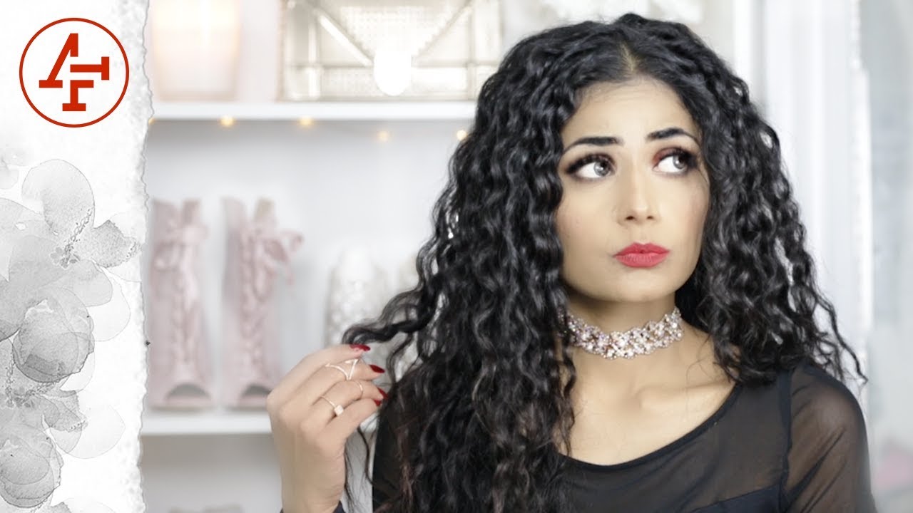 شعر مجعد بدون حرارة - How to Get Curly Hair without Heat