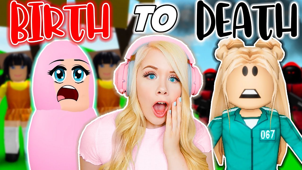 BIRTH TO DEATH: SQUID GAME IN BROOKHAVEN! (ROBLOX BROOKHAVEN RP)
