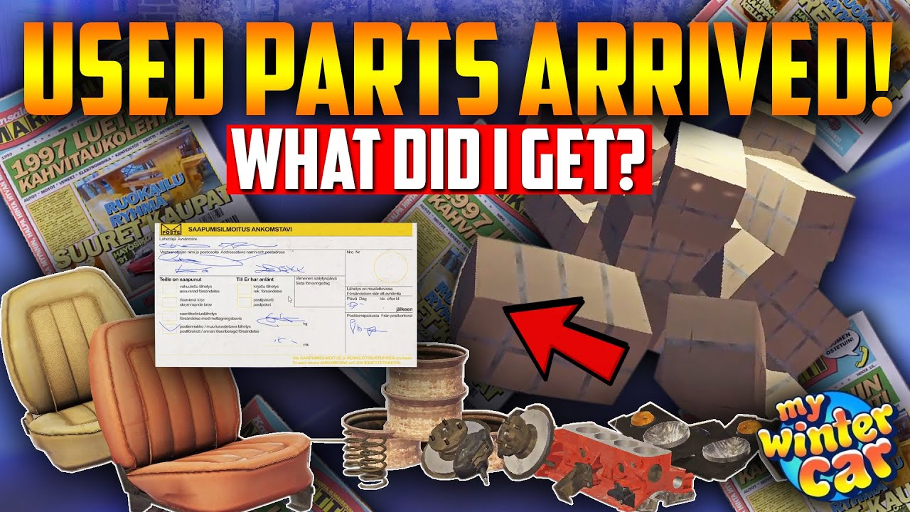 My Winter Car | Used Car Parts Magazine Order Arrived  DAY 3 2023 | Ogygia Vlogs🇺🇸