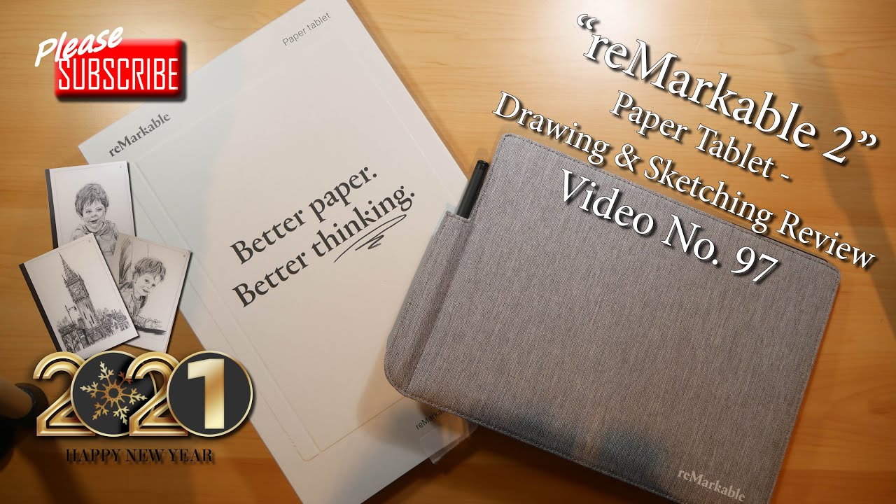 ReMarkable Paper Tablet 2 - Drawing & Sketching Review - Video No. 97