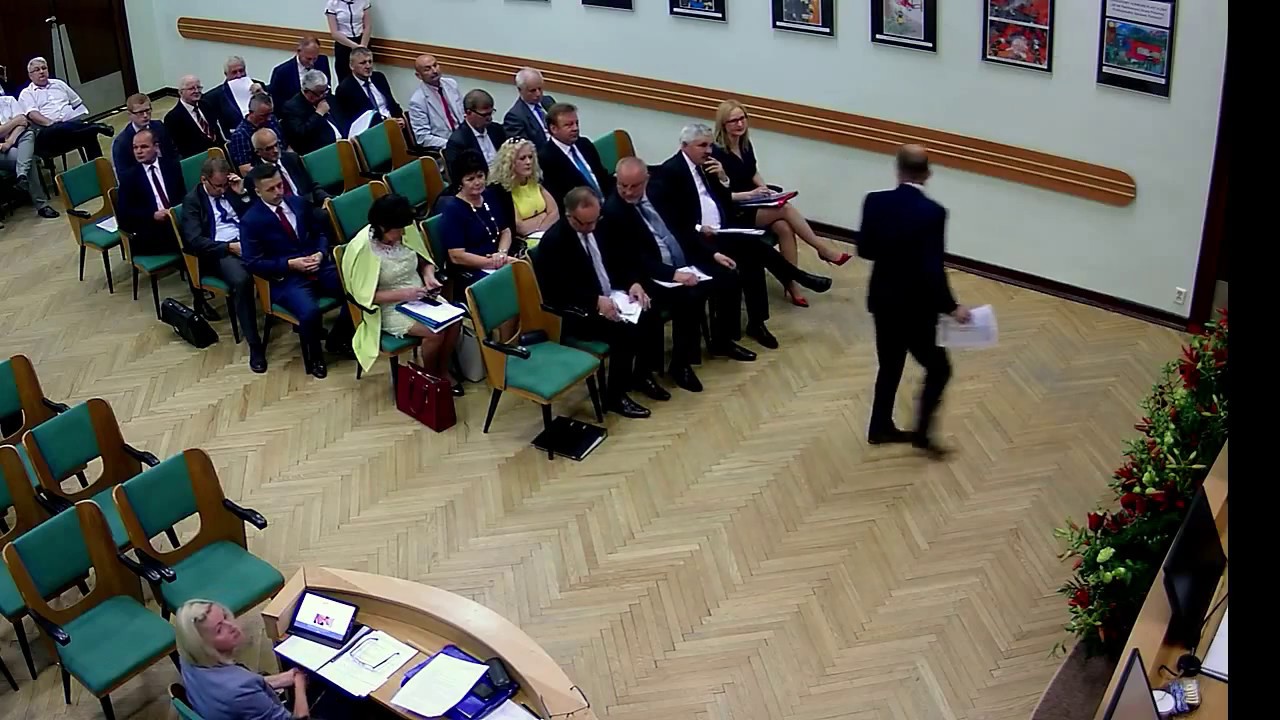 XXIV Uroczysta Sesja Rady Powiatu Nowosądeckiego, Nowy Sącz 22 czerwca 2017 r., część 1 z 2