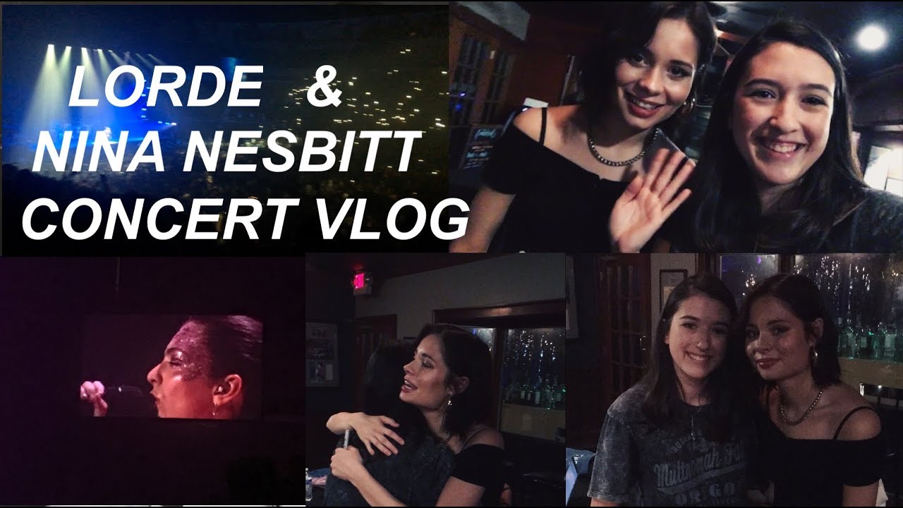 LORDE & NINA NESBITT CONCERT VLOG