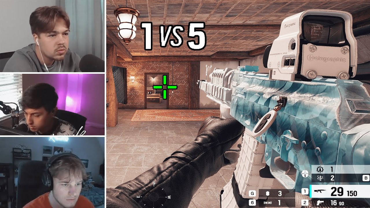 КОГДА СТРИМЕРЫ ПОПАДАЮТ В БЕЗУМНЫЕ КЛАТЧИ! Rainbow Six Siege