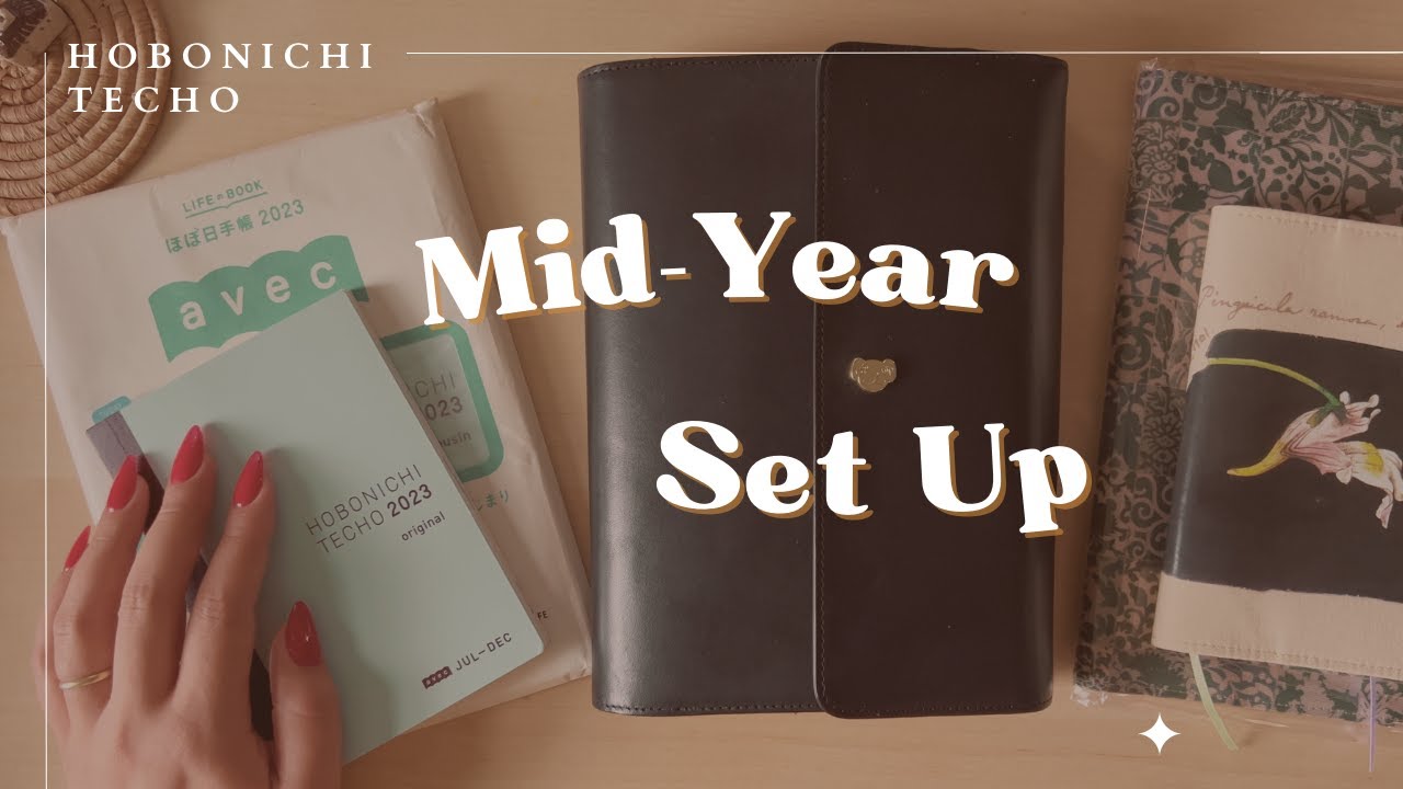 2023 Mid- Year Hobonichi Avec Set up | Mini line-up update | 2023 Planners