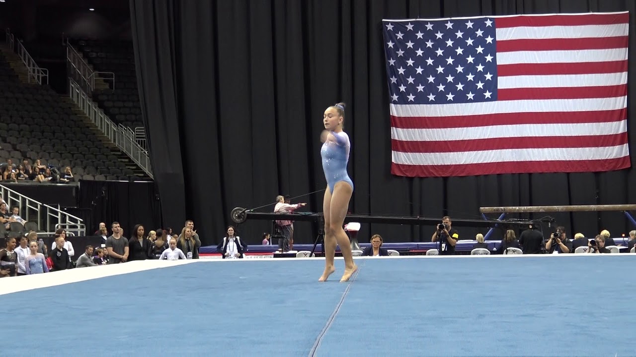 Love Birt – Floor Exercise – 2019 U.S. Gymnastics Championships – Junior Women Day 2
