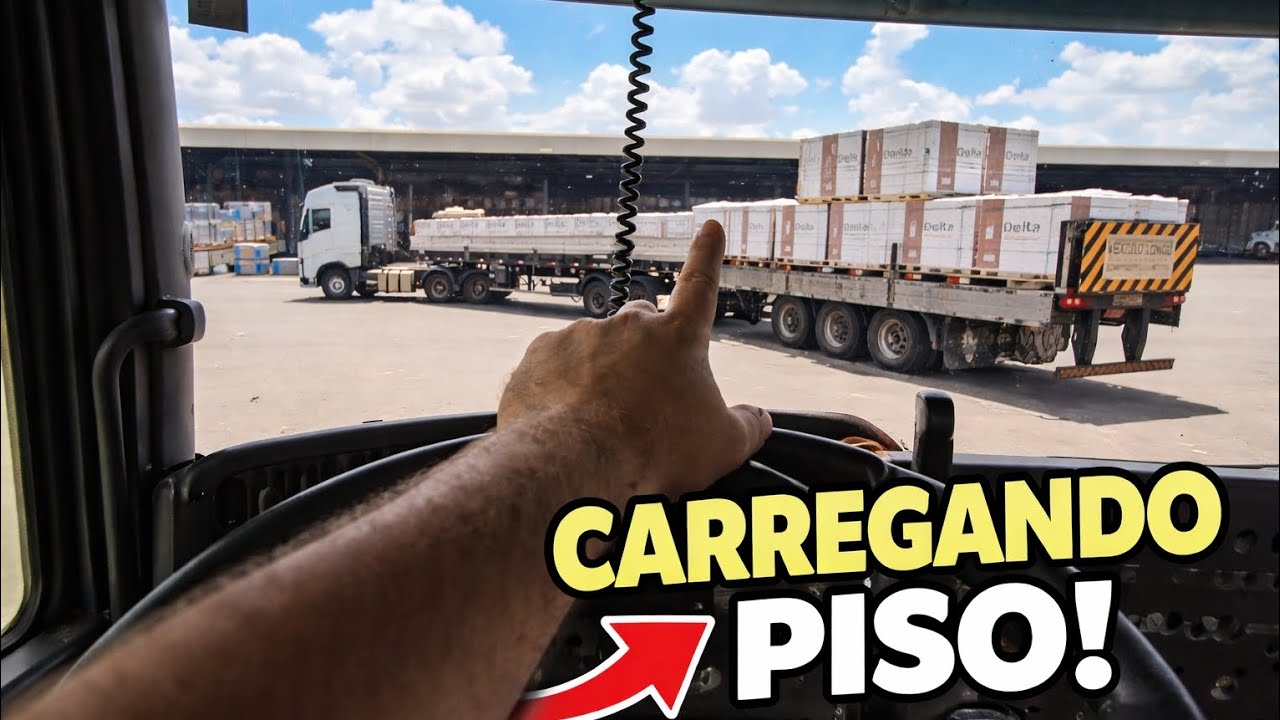 Carregamento de Piso em Rio Claro | Rotina Real de Caminhoneiro