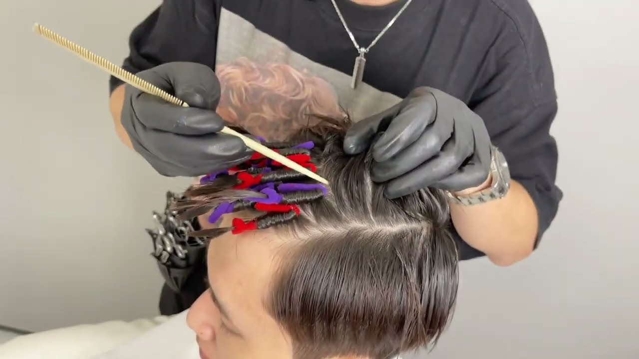 男士煙花燙髮教學：打造煙花燙小碎蓋（第二节完）