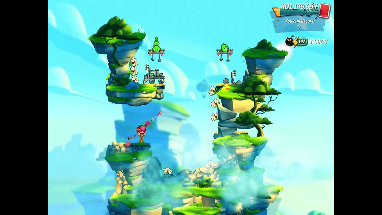 MEBC with 2 Bonus Birds, 12 rm - No Red,Blues,Chuck,Hal - Mighty Eagle Bootcamp, Angry Birds 2