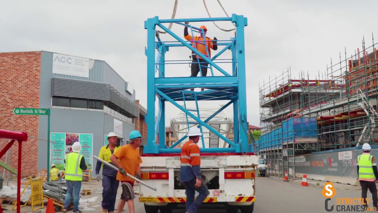 Strictly Cranes erects Raimondi luffing LR213 in Sydney suburb