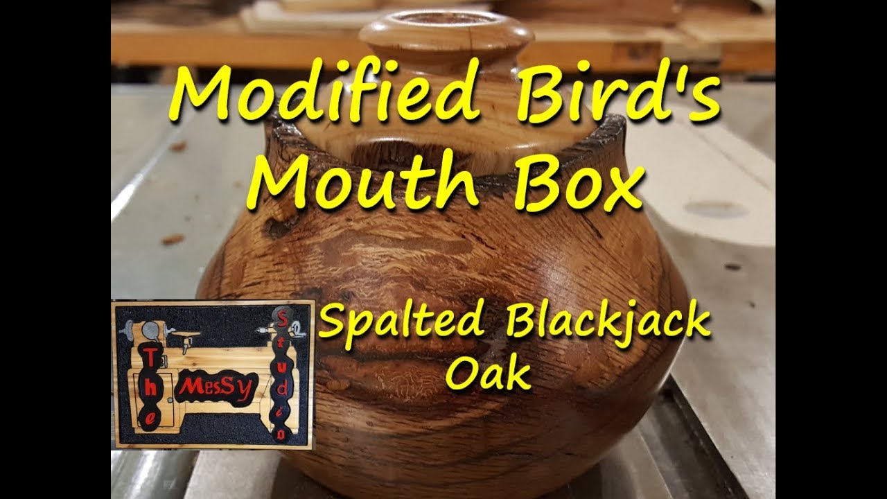 #49 - Modified Bird's Mouth Box... Spalted Blackjack Oak