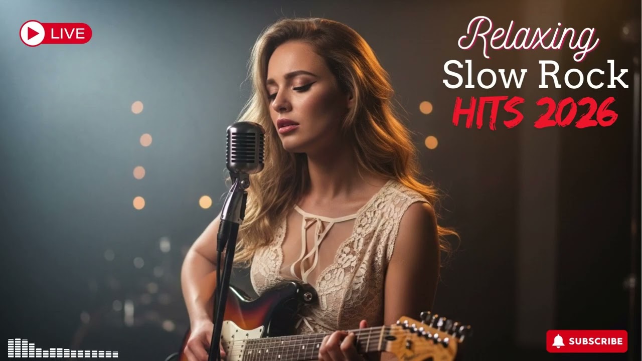 Relaxing Slow Rock Playlist 🌙 Emotional Soft Rock Ballads for Deep Night Healing